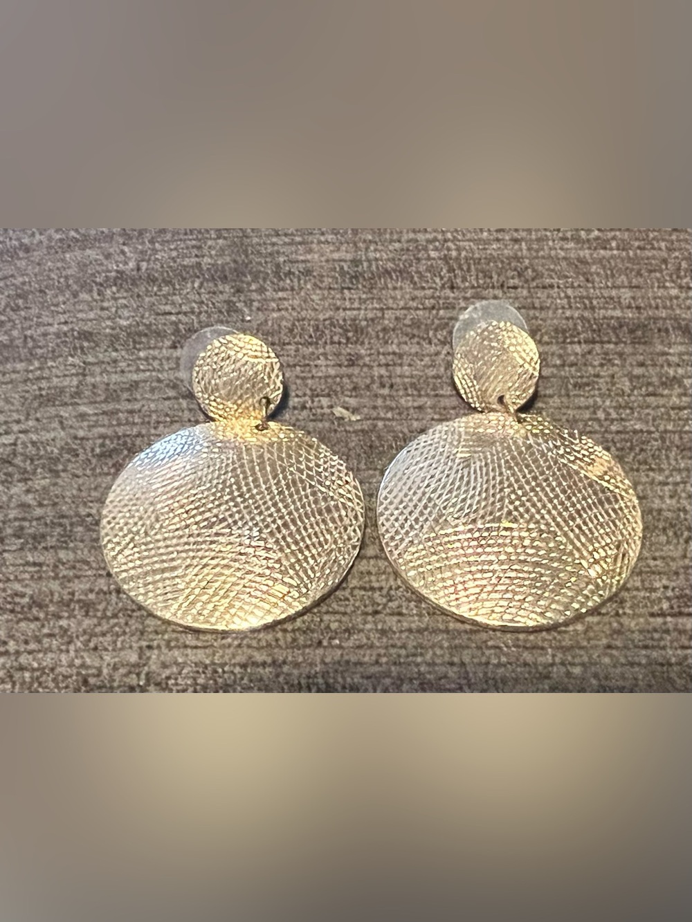Lollipop Statement Gold-tone Earrings
